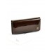 Женский лаковый кошелек Gold W0807 dark-coffee