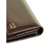 Женский лаковый кошелек Gold W0807 dark-coffee