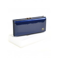 Женский лаковый кошелек Bretton W1 dark-blue