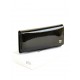 Женский лаковый кошелек Gold W0807 black