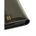 Женский лаковый кошелек Gold W0807 black