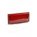Женский лаковый кошелек Gold W0807 red