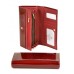 Женский лаковый кошелек Gold W0807 red