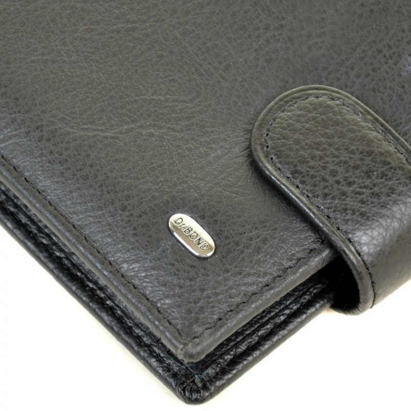 Мужской кожаный кошелек M13-1 black