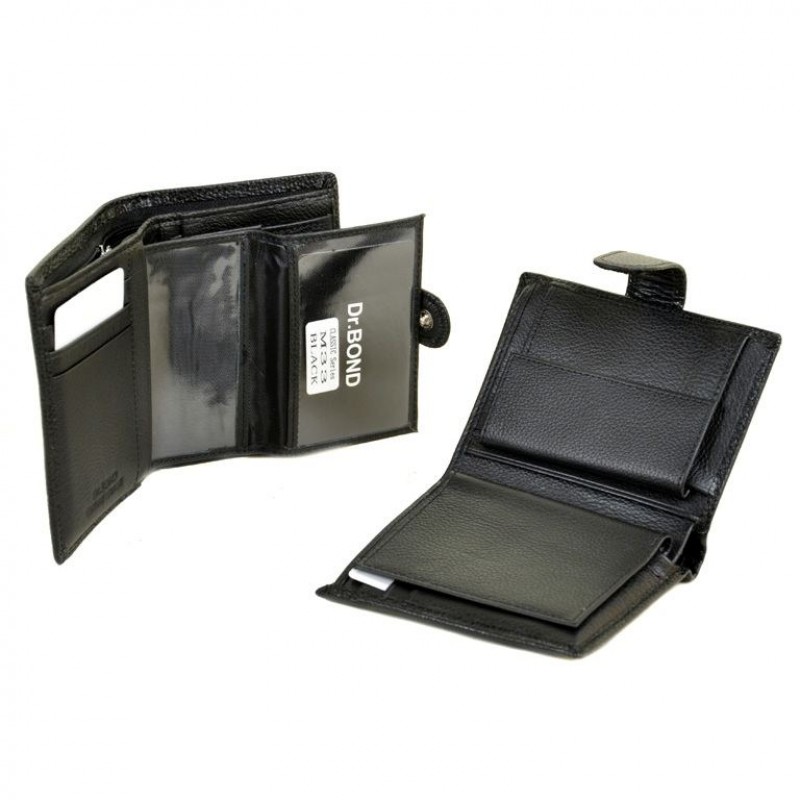 Мужской кошелек из натуральной кожи M33 black
