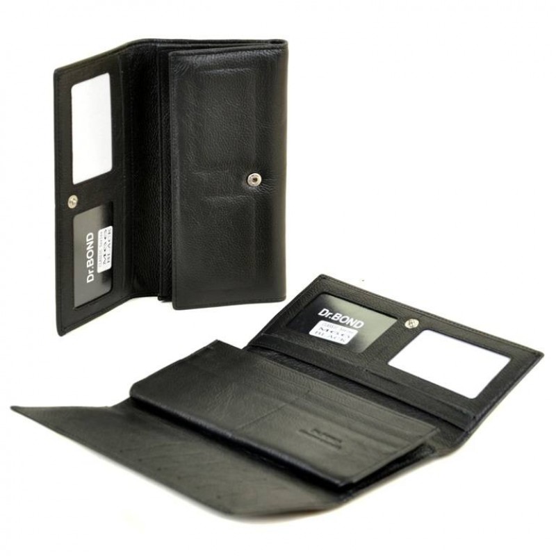 Мужское кожаное портмоне M66 black