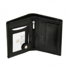 Мужской кожаный кошелек Softina MS-30 black