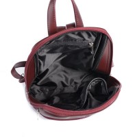 Бордовый женский рюкзак М207-70