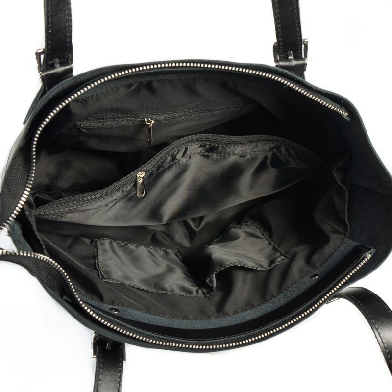 Женская сумка из натуральной кожи М163 black