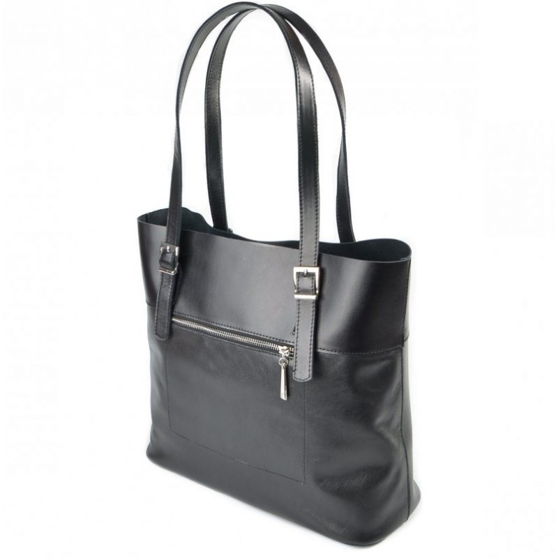 Женская сумка из натуральной кожи М163 black
