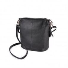 Женская кожаная сумка через плечо М 246 black