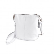 Женская кожаная сумка через плечо М 246 white