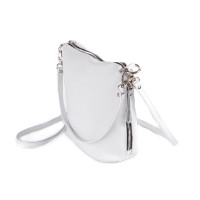 Женская кожаная сумка через плечо М 246 white