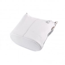Женская кожаная сумка через плечо М 246 white