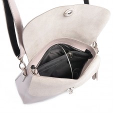 Женская кожаная сумка М151 grey