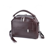Женская кожаная сумка М198 brown