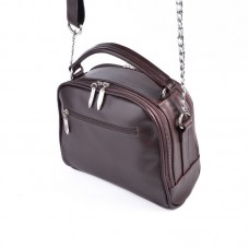 Женская кожаная сумка М198 brown