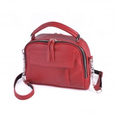 Женская кожаная сумка М198 red