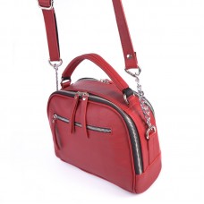 Женская кожаная сумка М198 red