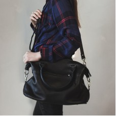 Женская сумка из натуральной кожи М240 black