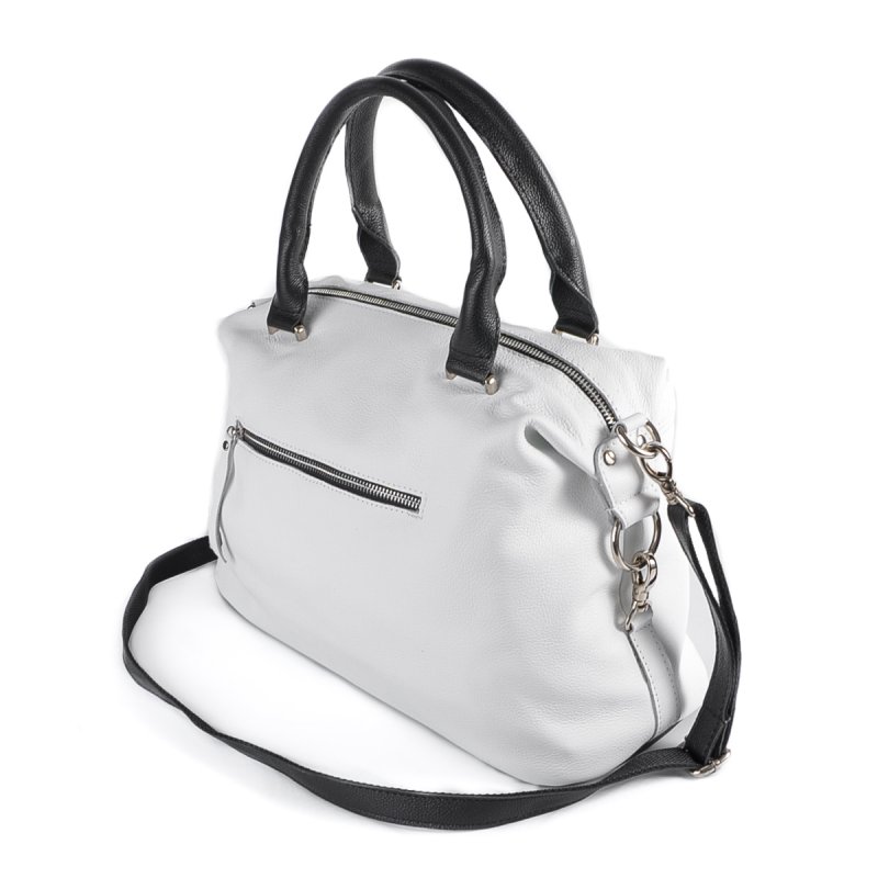 Женская сумка из натуральной кожи М240 white