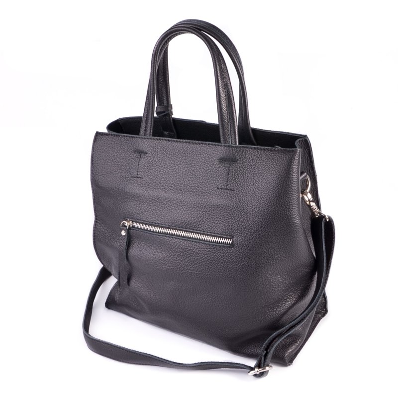 Женская кожаная сумка М243 black
