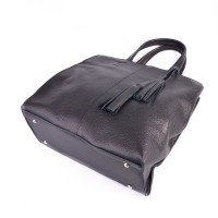 Женская кожаная сумка М243 black