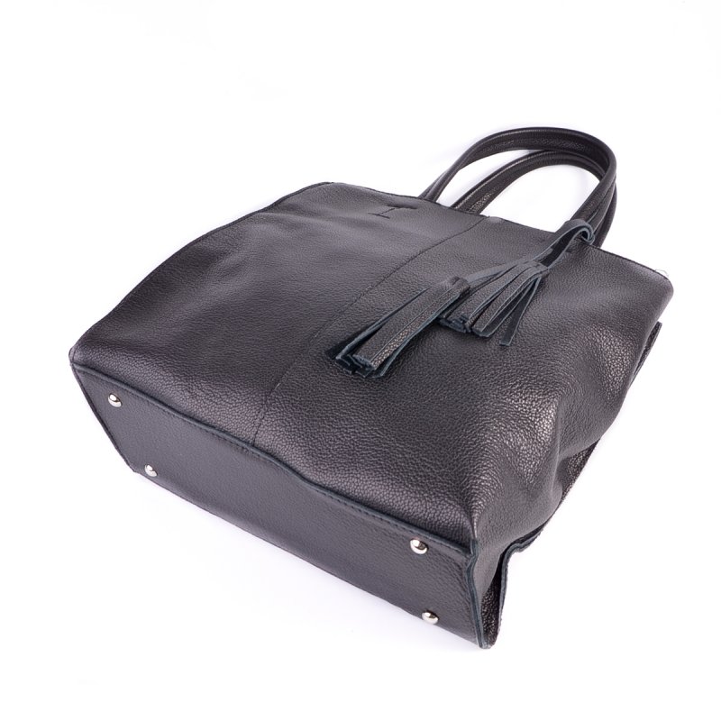 Женская кожаная сумка М243 black