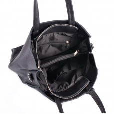 Женская кожаная сумка М243 black