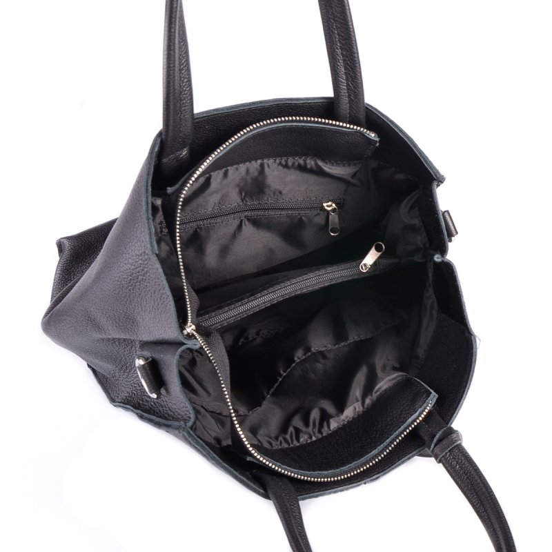 Женская кожаная сумка М243 black