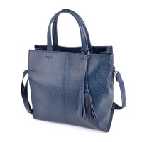 Женская кожаная сумка М243 blue