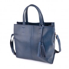 Женская кожаная сумка М243 blue