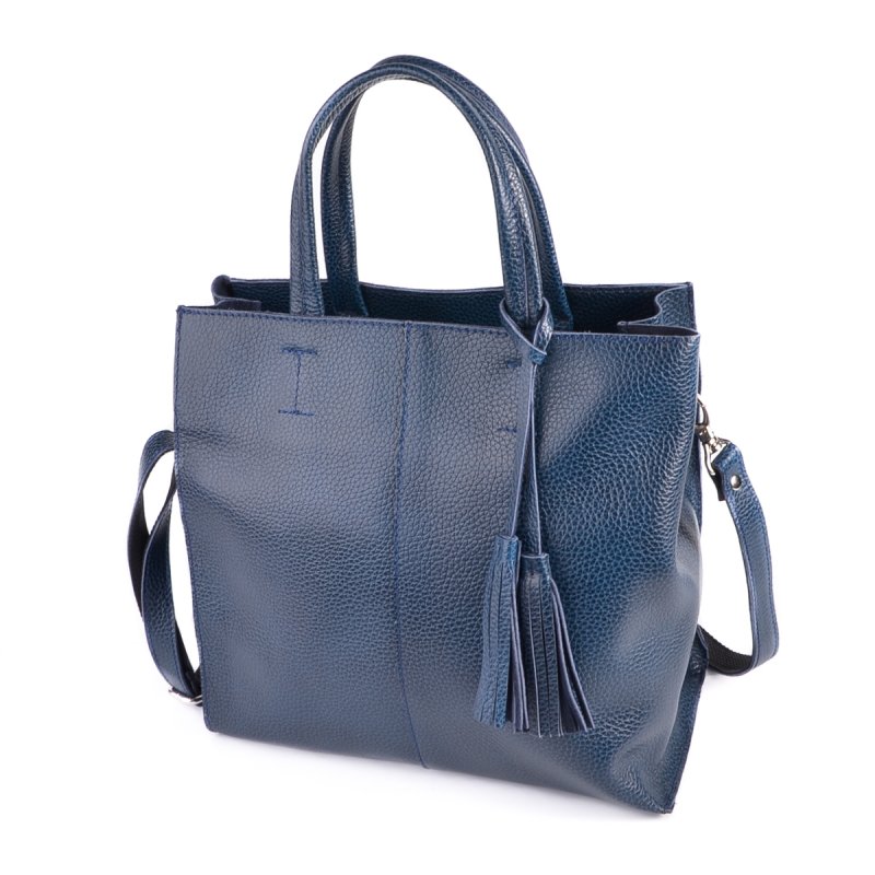 Женская кожаная сумка М243 blue