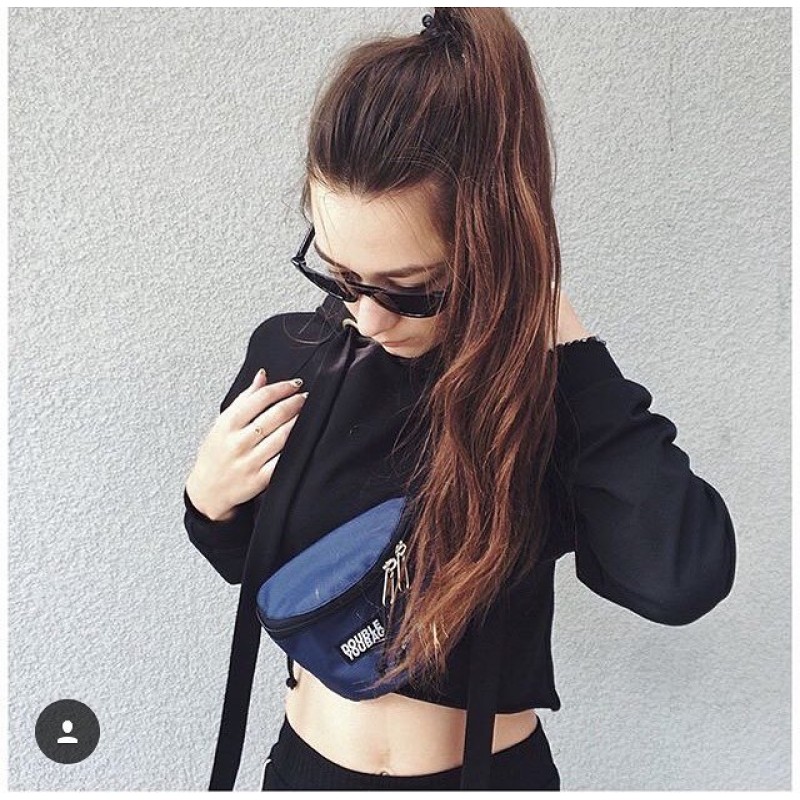 Поясная сумка DoubleYouBag DARK BLUE HIPBAG (SMALL)