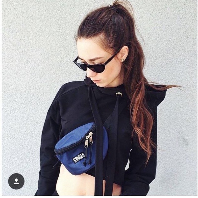 Поясная сумка DoubleYouBag DARK BLUE HIPBAG (SMALL)