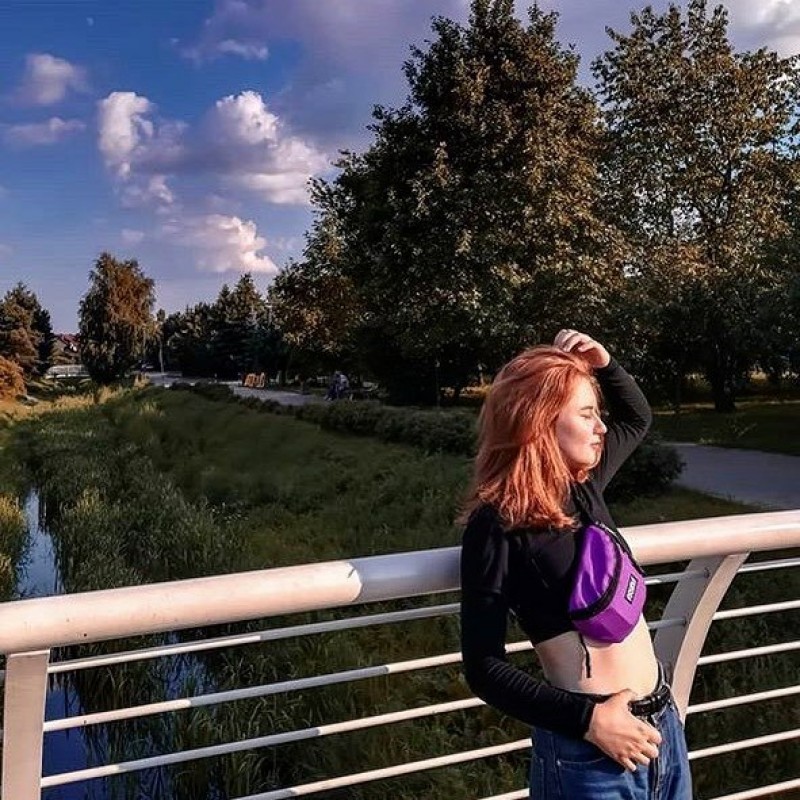 Поясная сумка DoubleYouBag PURPLE HIPBAG (SMALL)
